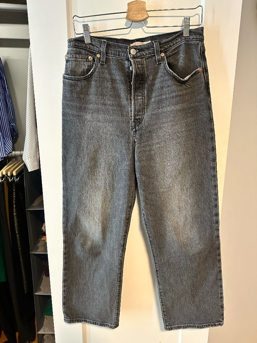 Levis Ribcage Straight Ankle Jeans